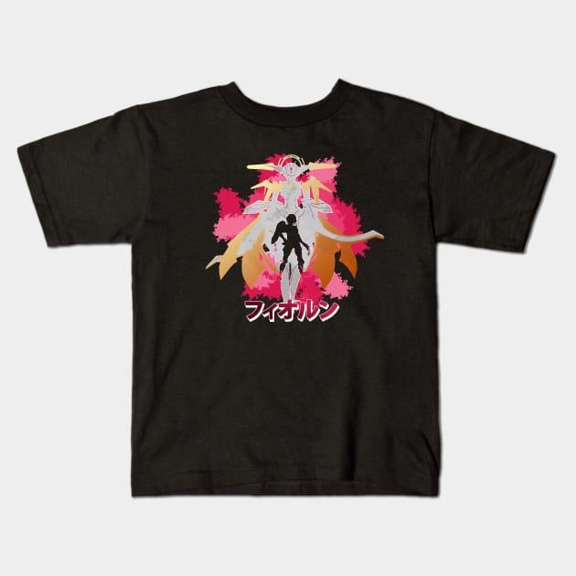 Flowers and blades Kids T-Shirt by Domadraghi